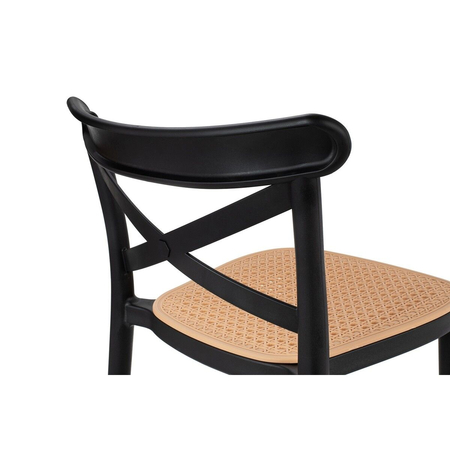 Krzesło barowe COUNTRY czarne