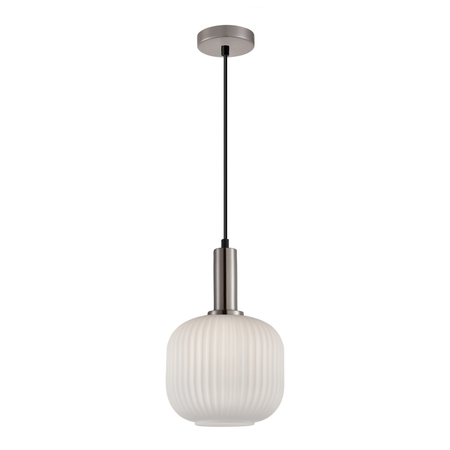 Lampa wisząca Italux Penzi PND-31981-1S-SC-WH Srebrny