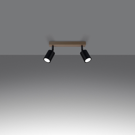 Sollux Lighting Plafon VERDO 2 czarny SL.1291