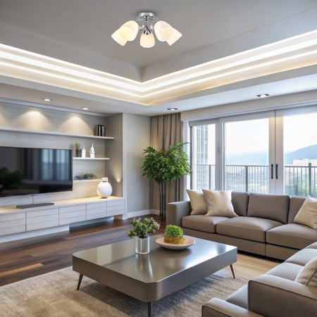 Milagro Lampa sufitowa PIREUS 5xE27 ML1276 CHROM