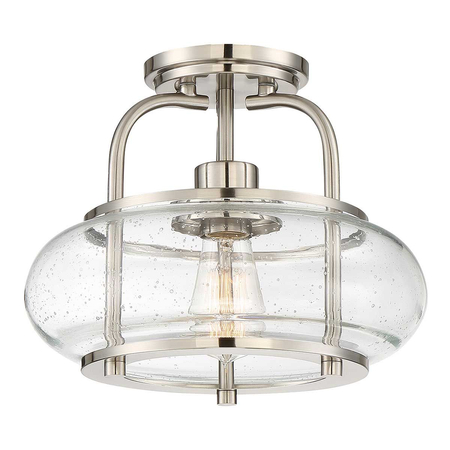 Lampa sufitowa Elstead Lighting Trilogy szary QZ-TRILOGY-SFS-BN