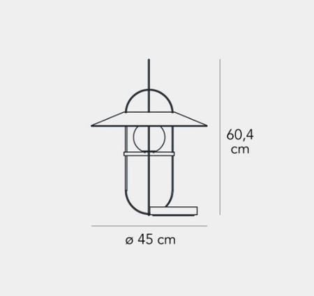 Lampa stołowa Fontana Arte F438405500NBWL Setareh