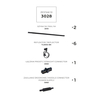 Zestaw szynowy Zuma Line 3028 ZESTAW 10 SZYNOPRZEWODY BLACK JEDNOOBWODOWY