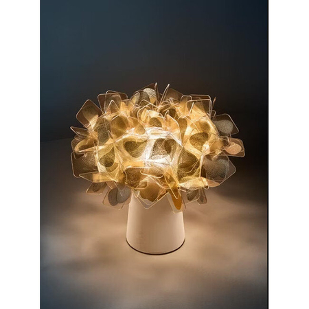 Lampa stołowa Slamp CLIZIA - MAMA NON MAMA GOLD - LIGHT BASE S CLITS00GNM00000WHBEU złoty