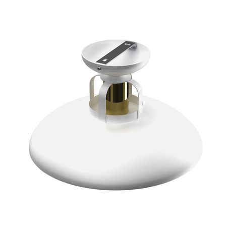 Milagro Lampa sufitowa Felix 1xE27 Biały/Złoty MLP7703 Biel / Złoto