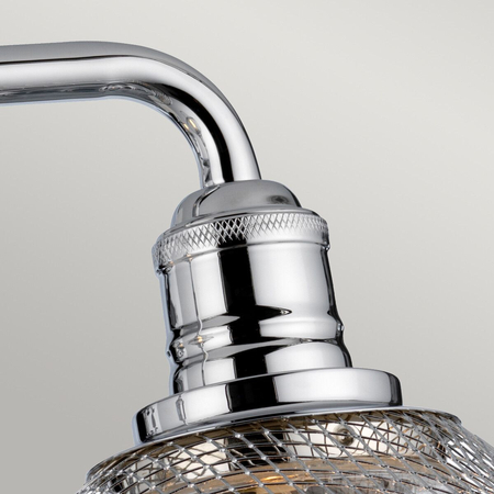 Kinkiet Rigby - 2 źródła światła - Polerowany chrom Quintiesse QN-RIGBY2-BATH-PC