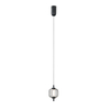 Lampa wisząca Italux Pedro PND-34405-1-BK Czarny mat, chrom