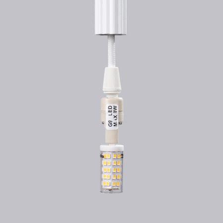 Sollux Lighting Lampa wisząca ARCHE 1 biała SL.1337