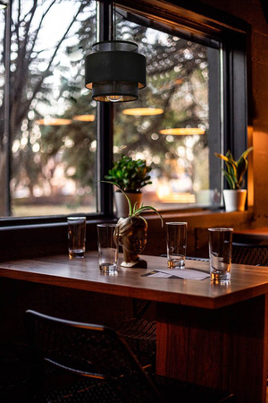 Lampa wisząca AMOS Kaja K-5280 czarny/złoty