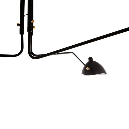 Lampa sufitowa Italux MDE610-3 Davis Czarna