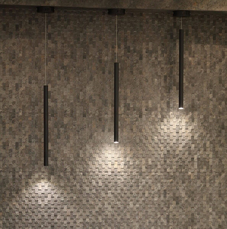 Lampa wisząca Maxlight P0203 czarny/chrom