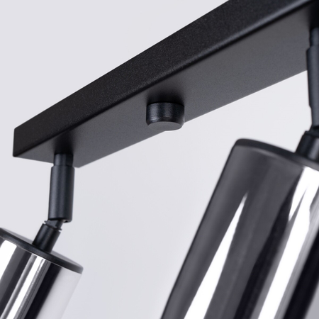 Sollux Lighting Plafon WINX 4L czarny/chrom SL.1371