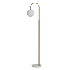 By Rydens Lampa podłogowa Bellagio mosiądz/biały 4101050-5000