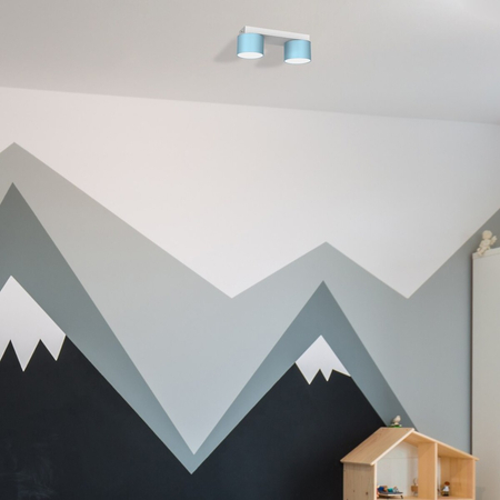 Milagro Lampa sufitowa Dixie 2xGX53 Niebieski / Biały MLP7549 NIEBIESKI / BIAŁY