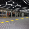 Lampa LED Hexagon Blaupunkt 151W geometryczny panel sufitowy led 4000K CRI90 w kształcie plastra miodu