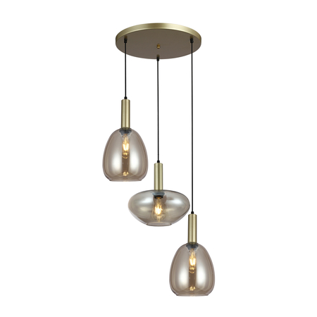 Lampa wisząca Italux PND-23541-3-GD-CH Złoty