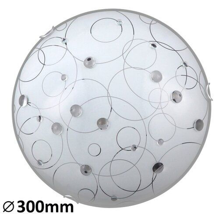 Lampa sufitowa Rabalux Jolly 1861 biały wzorzysty