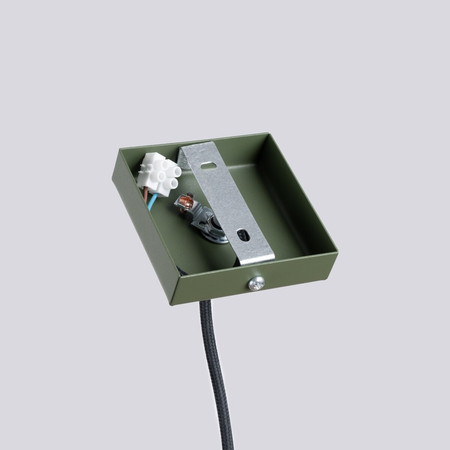 Sollux Lighting Lampa wisząca LAGOS 1 zielona oliwka SL.1484