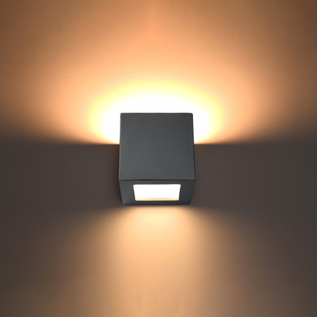 Sollux Lighting Kinkiet ceramiczny LEO szary SL.0871