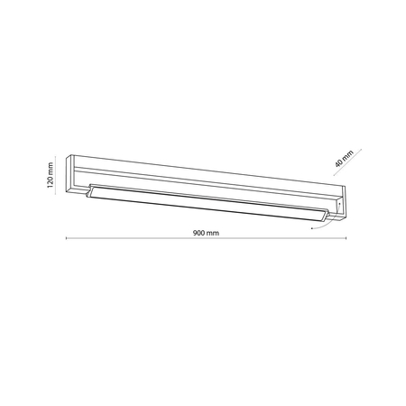 Kinkiet DEKSTER TK Lighting 3503 czarny