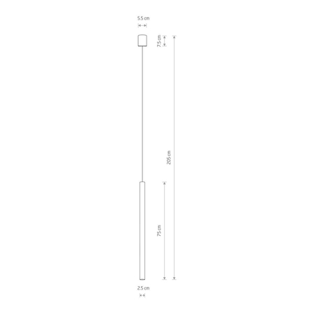 Lampa wisząca LASER 750 Nowodvorski 10448 miedziany