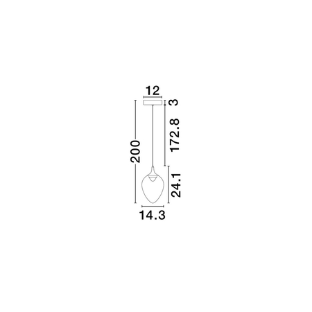 Lampa wisząca Luces Exclusivas VAZENDO LE45115 czarny, szary i odcienie szarości