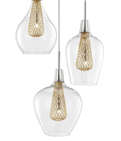 Lampa wisząca Luces Exclusivas ZARZA LE41842 złoty