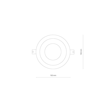 Oprawa wpuszczana CL KEA LED 30W Nowodvorski 8771 biały