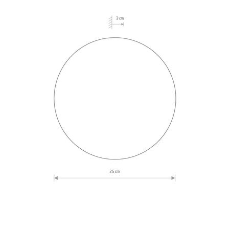 Kinkiet RING LED M Nowodvorski 7638 biały