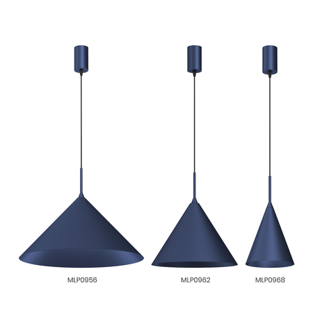 Milagro Lampa wisząca CAPITAL NAVY BLUE Ø46cm 1xGX53 MLP0956 GRANATOWY