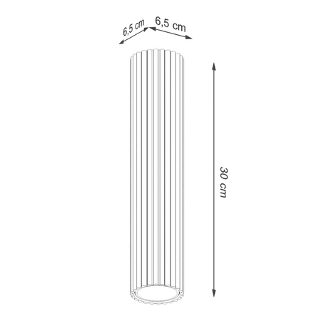 Sollux Lighting Plafon KARBON 30 beżowy SL.1589