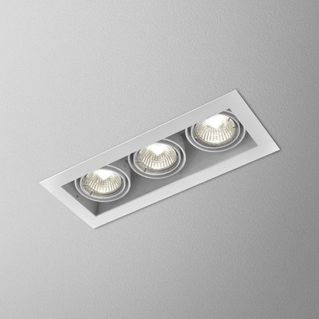Lampa wpuszczana AQForm Squares 50 x 3  Recessed Biały Struktura