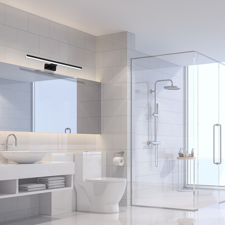 Milagro Kinkiet SHINE BLACK 60cm 13,8W LED ML4382 CZARNY