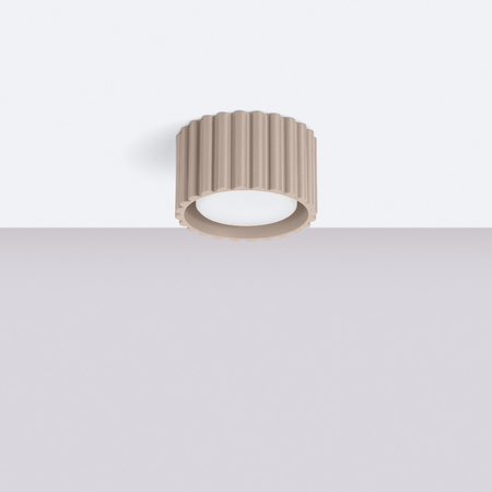 Sollux Lighting Plafon AURA 1 taupe Gx53 SL.1817