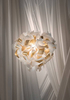 Lampa wisząca Slamp VELI AUREA - WHITE/GOLD - TRANSPARENT WIRE L VELSL00WHG01T00000EU biały/złoty