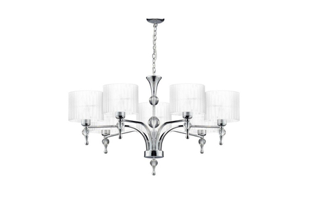 Lampa wisząca IMPRESS 7 Azzardo AZ1106 biały/chrom