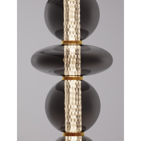 Lampa podłogowa Luces Exclusivas BRIVANO LE45144 złoty i odcienie złota, szary i odcienie szarości