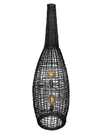 Lampa podłogowa By Rydens Seagrass 4100870-4000 czarny matowy