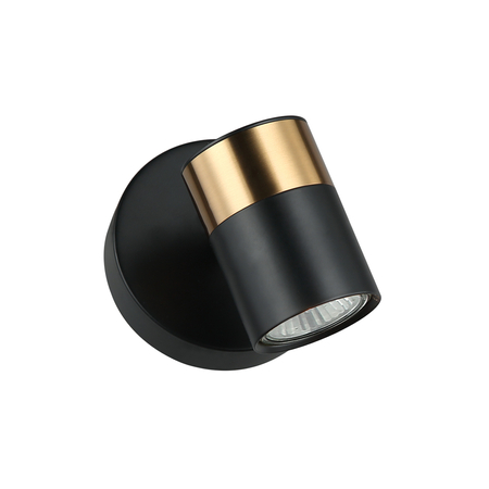 Kinkiet Italux WL-58892-1-BK-BRO Czarny, mosiężny
