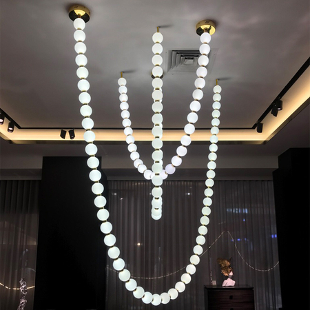 Light Prestige Lampa wisząca Dorado Rope 3 m złota LED CCT LP-002/3M CCT