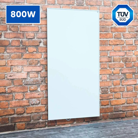 Panel grzewczy na podczerwień Greenie 60x120cm 800W biały - 5 lat gwarancji - 16 - 20m2