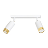 Lampa sufitowa HIRO 2 WH/GOLD Emibig 963/2 biały/złoty