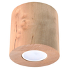 Sollux Lighting Plafon ORBIS naturalne drewno SL.0492