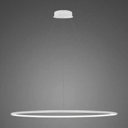 Lampa wisząca Ledowe Okręgi No.1 120cm 4k biała Dali
