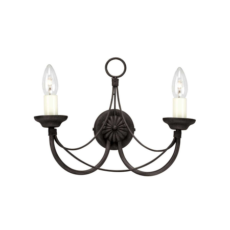 Kinkiet Elstead Lighting Carisbrooke czarny CB2-BLACK