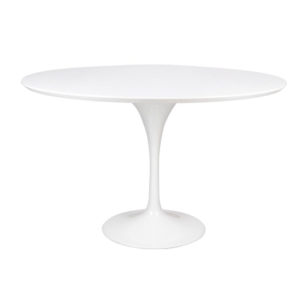 Stół TULIP PREMIUM 120 biały - MDF, metal