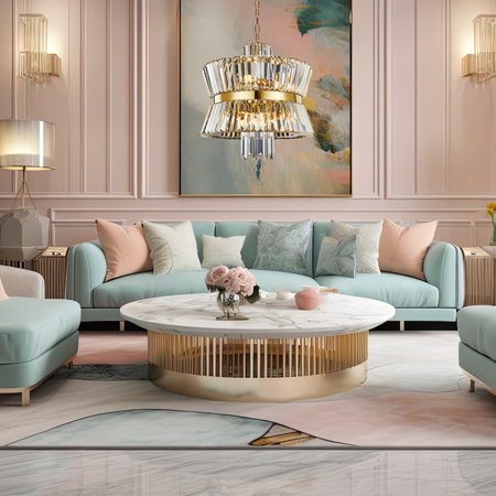 Milagro Żyrandol AURELIA GOLD 12xE14 ML0405 ZŁOTY