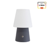 Lampa stojąca No.1 zewnętrzna ogrodowa 2700K RGB ściemnialna z baterią 30cm, czarna 32585L antracyt