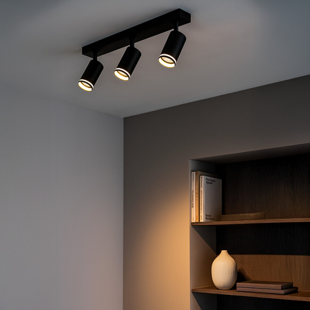 Milagro Oprawa Pipe Ring Spot Czarny 3xGU10 ML2071 CZARNY