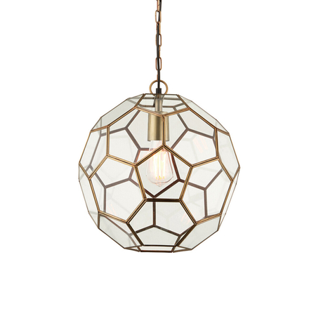Endon Lighting Lampa wisząca 69784 mosiądz